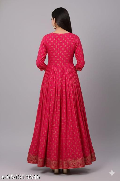 Sagsi Women Rayon Ethnic Wear for Casual and Festive Occasions Gold Printed Straight Fit Kurti(Black) |Ethnic Kurti for Women|Kurtis & Kurtas |Simple & Party Wear Kurti| - MC-FASHIONS.COM