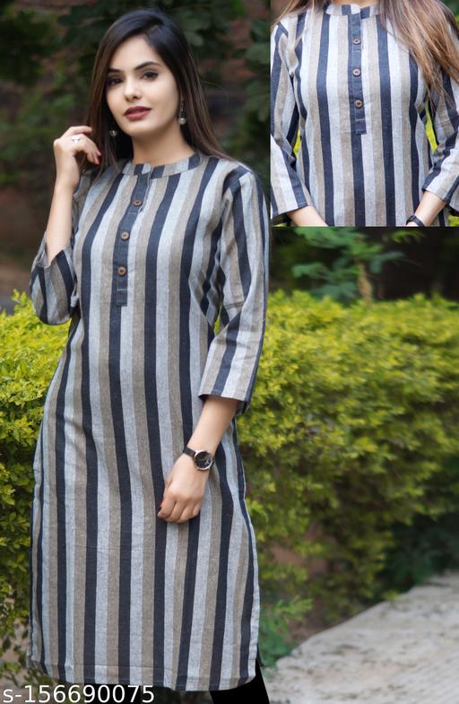 H COTTON KHADI KURTI - MC-FASHIONS.COM