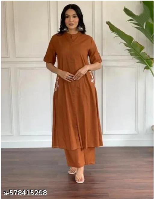 Women A-line kurta pant set - MC-FASHIONS.COM