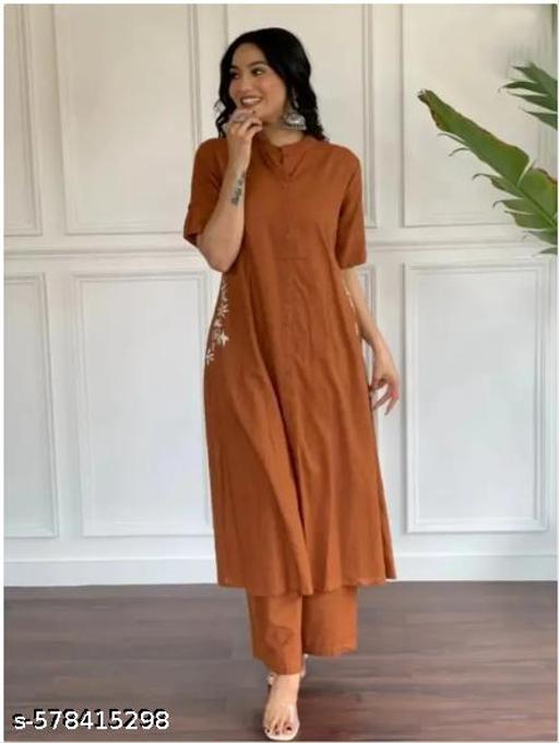 Women A-line kurta pant set - MC-FASHIONS.COM