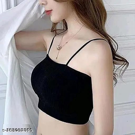 Women's Soft Cotton Removable Padded Wirefree Full Coverage Sports Bra Pack of 2 - MC-FASHIONS.COM