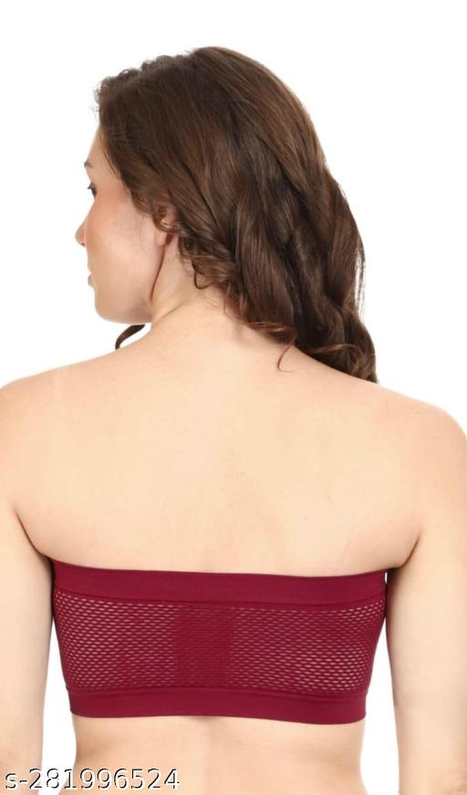 Sexy woman  & Girls  non padded Tube bra (pack of 1) Pack of 1  non padded Fancy Ladies Non padded  woman  & Girls non padded Bandeau bra  Woman  Cotton STRAPLASS  Bra  Sport Bra Fancy Ladies Non padded  woman  & Girls  non padded Tube bra (pack of 1 - MC-FASHIONS.COM