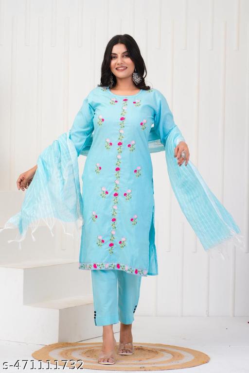 Women’s Embroidery Kurta Set | Women’s Kurta Set with Stunning | Outfit for Weddings, Parties & Festivals | - MC-FASHIONS.COM