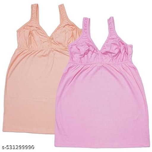 Womens Slip Inner for Women Strip top Cotton Camisole Slips Innerwear Sports spagettis wear Undershirt / Top/ Kurti Combo Pack of 3 Multicolour - MC-FASHIONS.COM