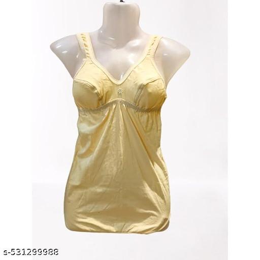Womens Slip Inner for Women Strip top Cotton Camisole Slips Innerwear Sports spagettis wear Undershirt / Top/ Kurti Combo Pack of 2 Multicolour - MC-FASHIONS.COM