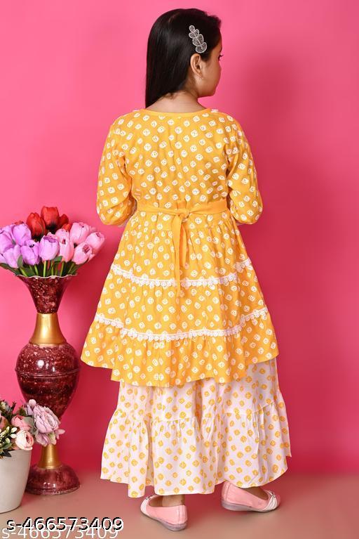 Girls Ethnic Kurta Sarara Set - MC-FASHIONS.COM