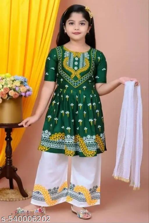 New Trendy Fastive Kurta Set with Dupatta - MC-FASHIONS.COM
