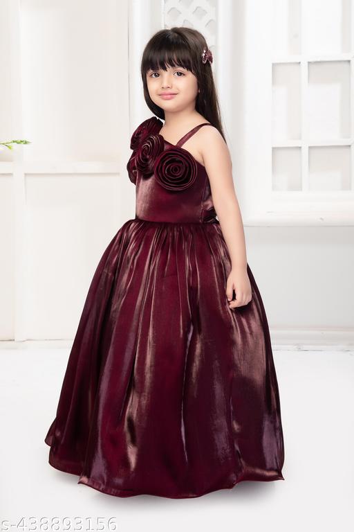 baby girls trendy western frock kids fancy party wear - MC-FASHIONS.COM