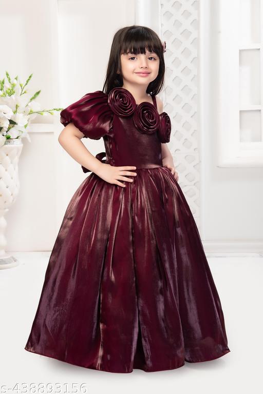baby girls trendy western frock kids fancy party wear - MC-FASHIONS.COM