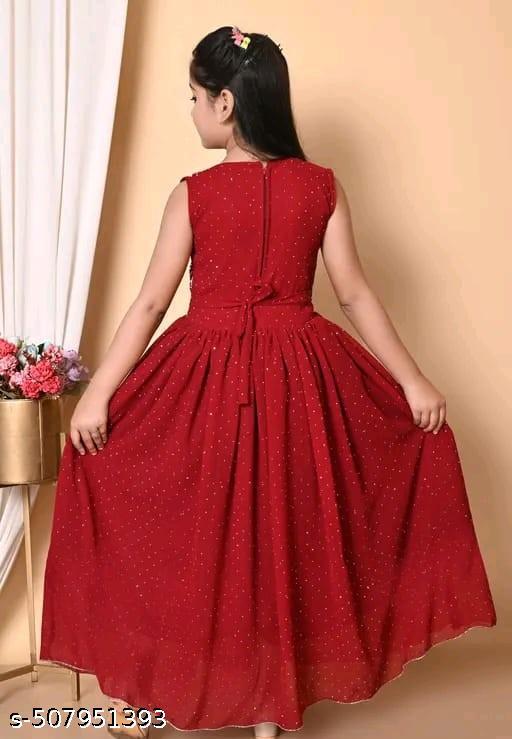 Sleeveless Girl Dress with Dupatta – Perfect for Special Occasions - MC-FASHIONS.COM
