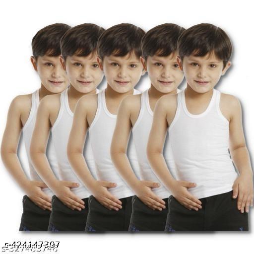 4 PCs Premium Soft Cotton Kids Vest Pack of 4 - MC-FASHIONS.COM