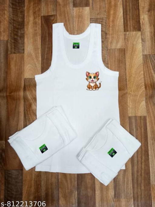 CUTE PANDA VESTS BANIYAN PRINTED HIGH QUALITY PACK OF 4 - MC-FASHIONS.COM