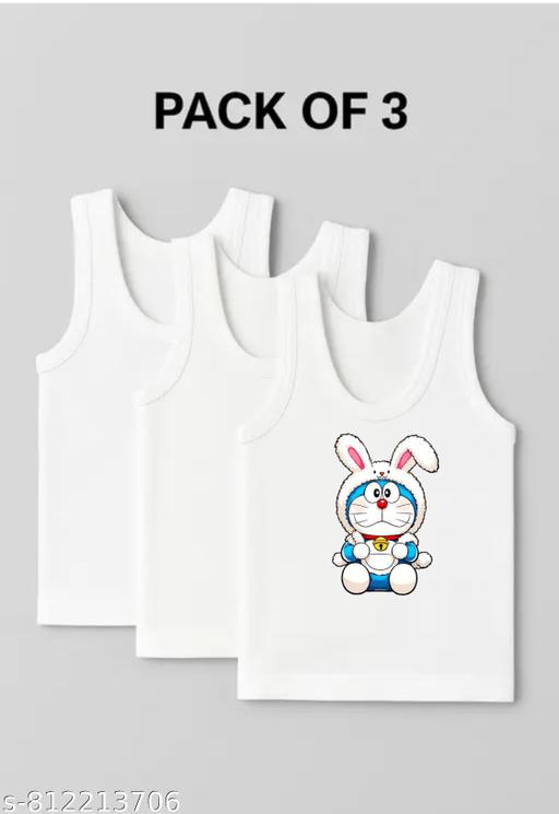 CUTE PANDA VESTS BANIYAN PRINTED HIGH QUALITY PACK OF 4 - MC-FASHIONS.COM