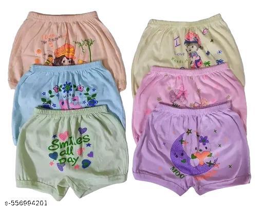 6 pcs combo Boys and girls Lite Shorty with multicolor 100% pure cotton - MC-FASHIONS.COM