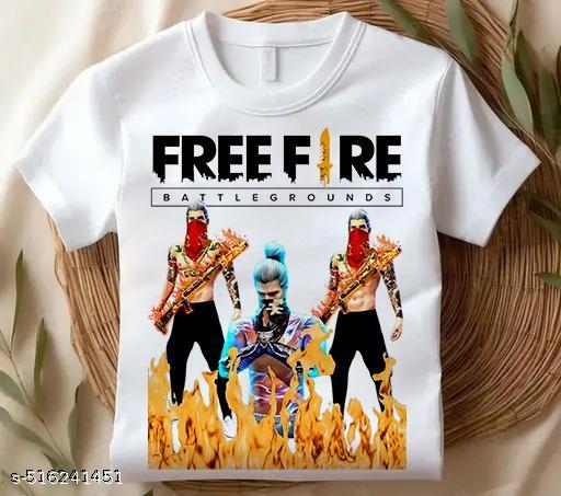 Freefire gaming printed T-shirt for kids - MC-FASHIONS.COM