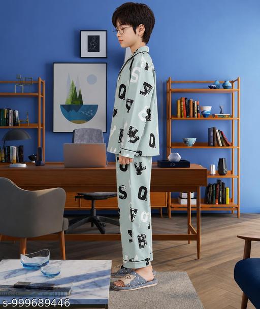 Modern Trendy Boys Printed  night sut - MC-FASHIONS.COM