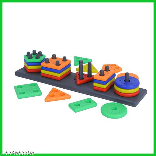 Geometric Angle Blocks, Sorting & Stacking Toys for Toddlers and Kids Preschool, Colour Stacker Shape Sorter Gift Educational Blocks Learning Toy 1 2 3 Years Boys Girls, 26 Pcs - MC-FASHIONS.COM