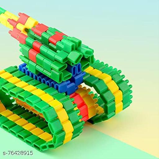 300+ Pcs Building Blocks for Kids Bullet-Shaped Construction DIY Puzzle Toys Plastic Assembly Stacking Toys 3D Early Educational Childhood Toys Birthday Gift for Boys Girls 3-8 Years - MC-FASHIONS.COM