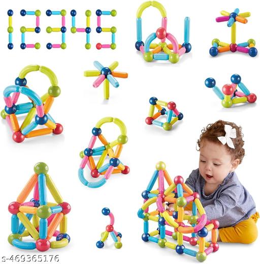 Educational Learning Boys Girls Toys Age 4-5,Magnetic Blocks Magnet Toys for Toddlers 1-3,Magnetic Balls and Rods Set Educational Magnet Building Blocks,Kids Toys for 3+ Year Old Gifts(25pcs) - MC-FASHIONS.COM