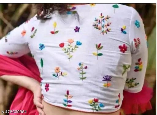  New tranding all body White colour fancy design Blouses  - MC-FASHIONS.COM