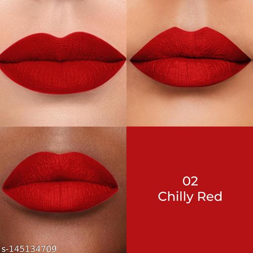 Color Stay Non Transfer Long Lasting Matte Lipstick (Chilly Red) - MC-FASHIONS.COM