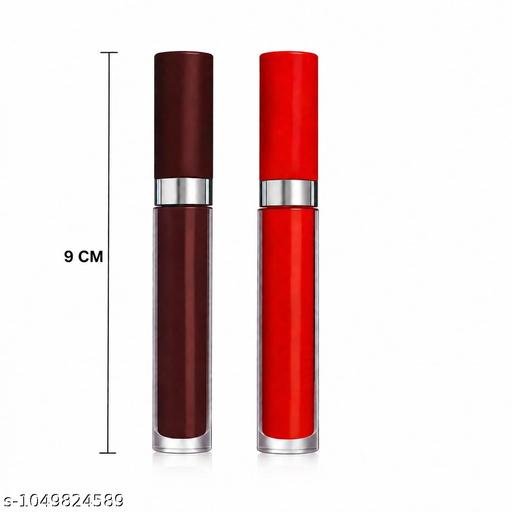 Maroon Matte Liquid Lipstick Waterproof Long Lasting Smudge Proof Transfer Resistant Lip Color for Women pack of 4 - MC-FASHIONS.COM