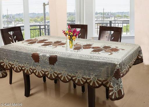 Blackberry Design Brown Color 6 Seater Dining Table Cover |60x90 inches| Table Cover| Table Cloth| Dining Table Cover| Center Table Cover| Mejposh - MC-FASHIONS.COM
