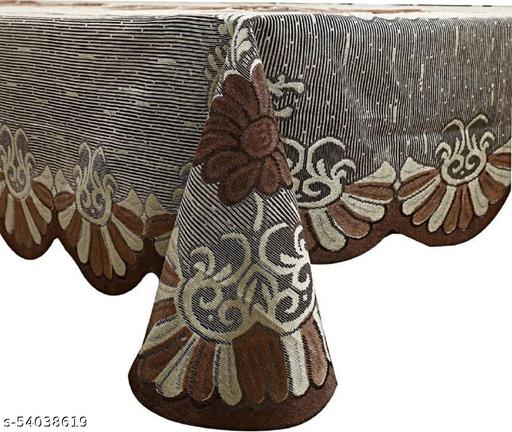Blackberry Design Brown Color 6 Seater Dining Table Cover |60x90 inches| Table Cover| Table Cloth| Dining Table Cover| Center Table Cover| Mejposh - MC-FASHIONS.COM
