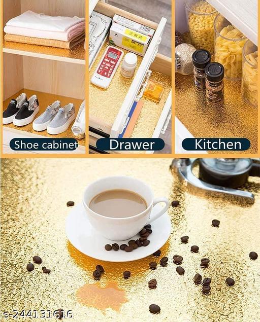 Kitchen Oil-Proof Waterproof Self-Adhesive Wallpaper Aluminium Foil High Temperature Wall Stickers Stove Cabinet Contact Paper Decoration Film (200 X 60 cm) Paper, Foils & Wraps - MC-FASHIONS.COM