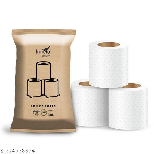 Imvelo 2ply Toilet Roll - 3 Rolls (125 Pulls Each Roll) | Soft Tissue Toilet Paper Roll  - MC-FASHIONS.COM